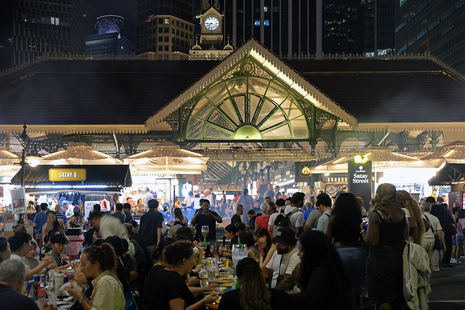 Lau Pa Sat and hawker food in Singapore