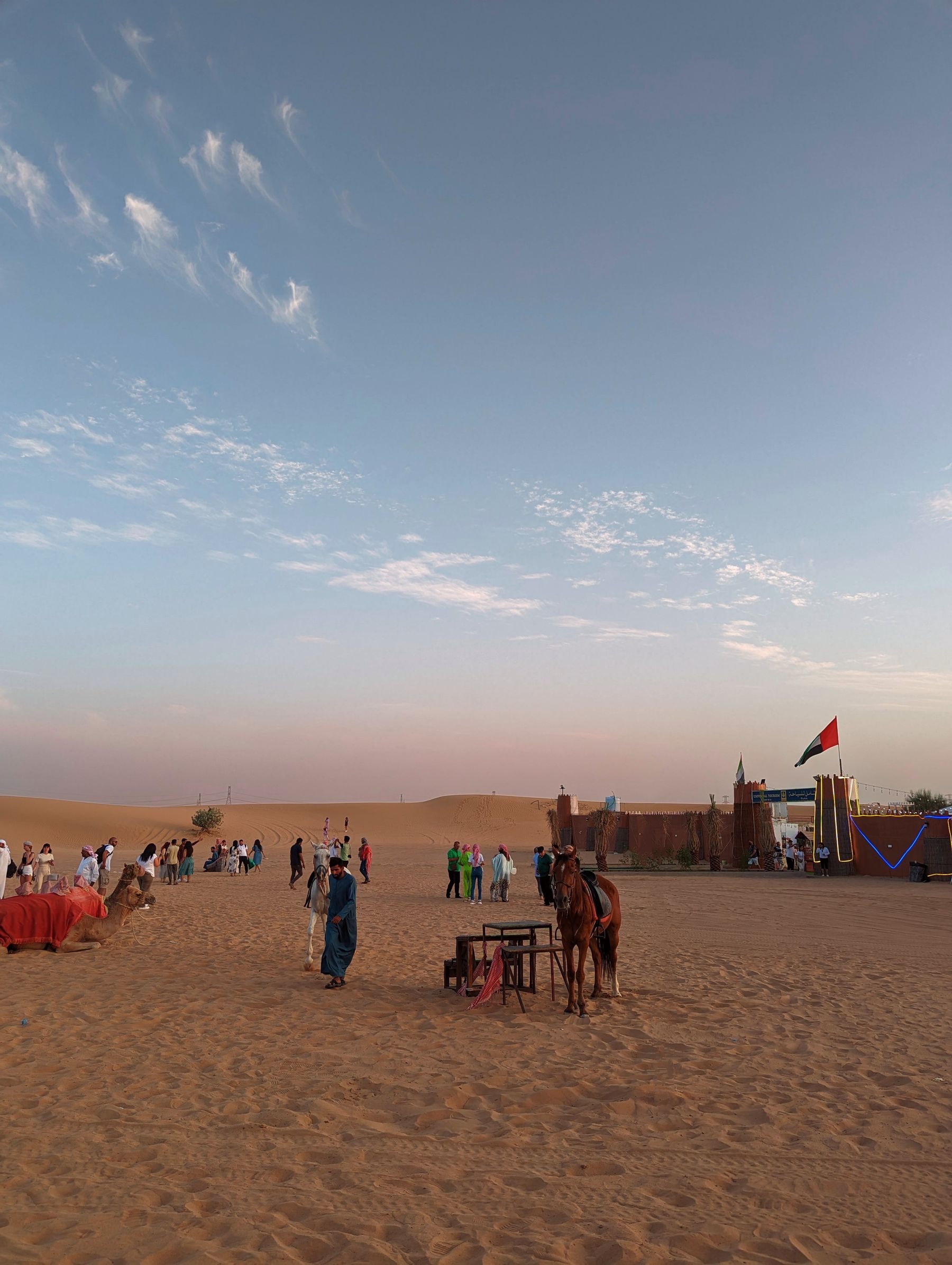 Desert excursion in Dubai